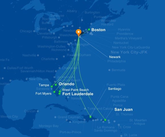 flights from boston to newark nj